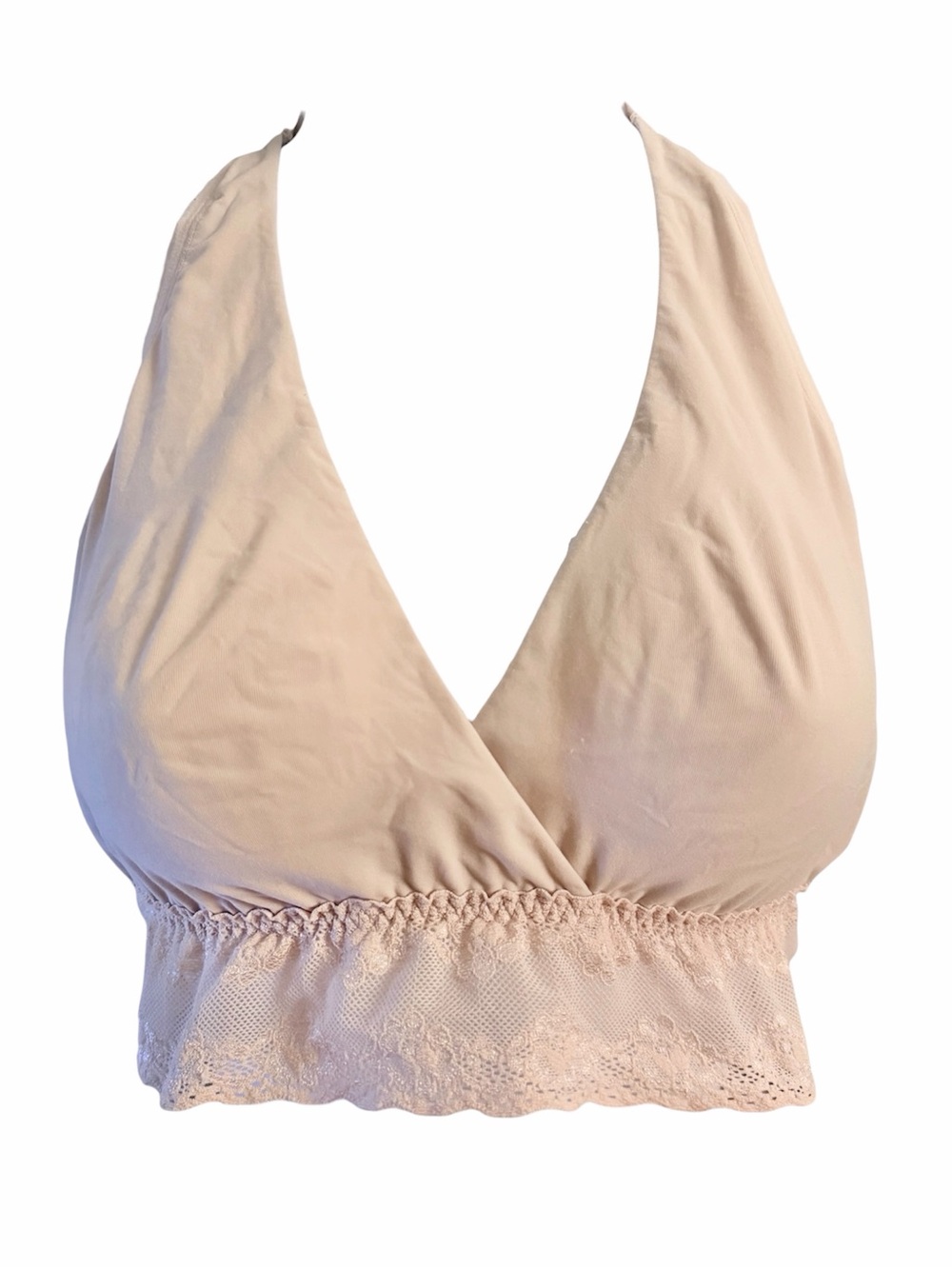 Natori Bliss Perfection Nursing Bralette in Cameo Rose - Racerback, Size L